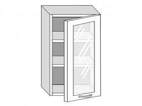 19.50.3 Шкаф настенный (h=913) на 500мм с 1-ой стекл. дверцей в Трёхгорном - tryohgornyj.магазин96.com | фото