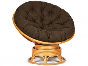 Кресло-качалка Papasan w 23/01 B с подушкой Honey, ткань Коричневый в Трёхгорном - tryohgornyj.магазин96.com | фото