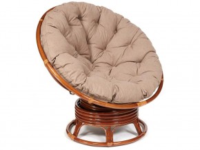 Кресло-качалка Papasan w 23/01 B с подушкой Pecan, экошерсть Коричневый в Трёхгорном - tryohgornyj.магазин96.com | фото