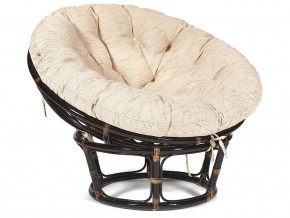 Кресло Papasan 23/01 W с подушкой Antique brown, ткань Старт в Трёхгорном - tryohgornyj.магазин96.com | фото