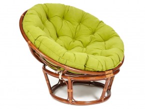 Кресло Papasan 23/01 W с подушкой Pecan, флок Олива в Трёхгорном - tryohgornyj.магазин96.com | фото