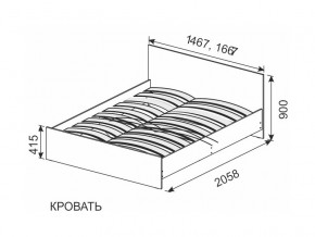 Кровать 1600х2000 ортопедическое основание в Трёхгорном - tryohgornyj.магазин96.com | фото