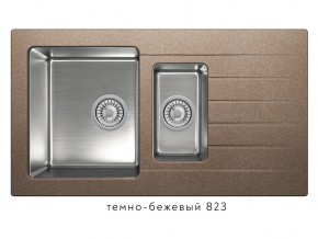 Мойка комбинированная Tolero twist TTS-890 Темно-бежевый 823 в Трёхгорном - tryohgornyj.магазин96.com | фото